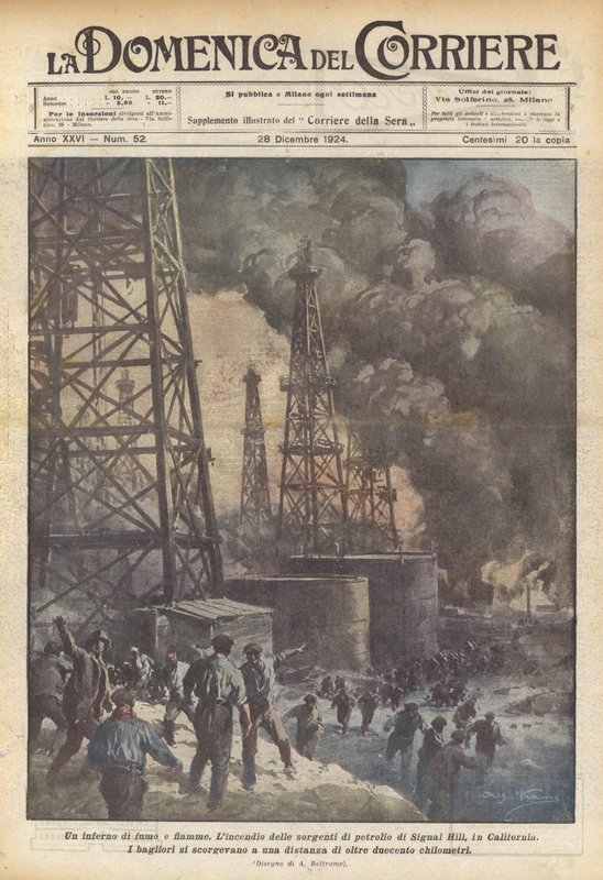 Et helvete av røyk og flammer av Achille Beltrame