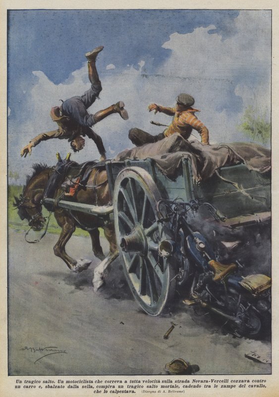 Et tragisk sprang av Achille Beltrame