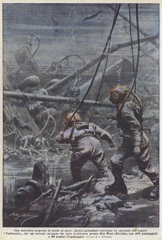Et makabert funn på bunnen av havet av Achille Beltrame