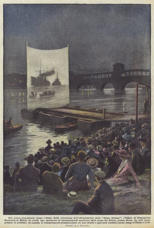 En ny propaganda langs elvene av Achille Beltrame