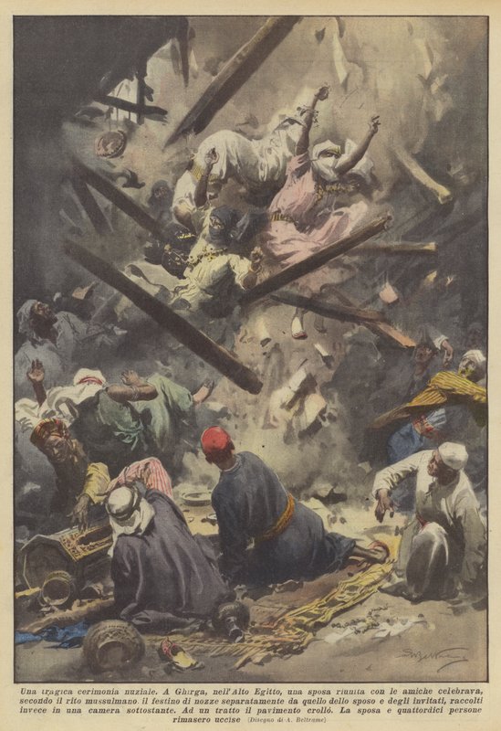 En tragisk bryllupsseremoni av Achille Beltrame