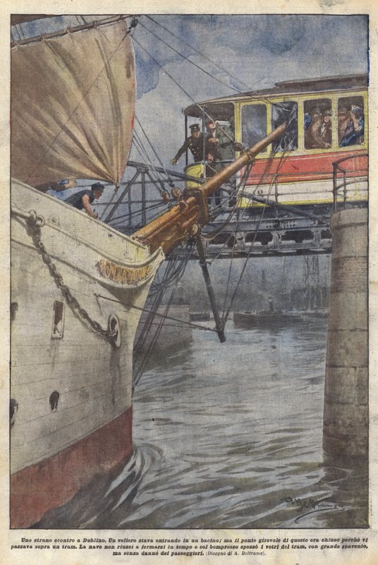 En merkelig konfrontasjon i Dublin av Achille Beltrame