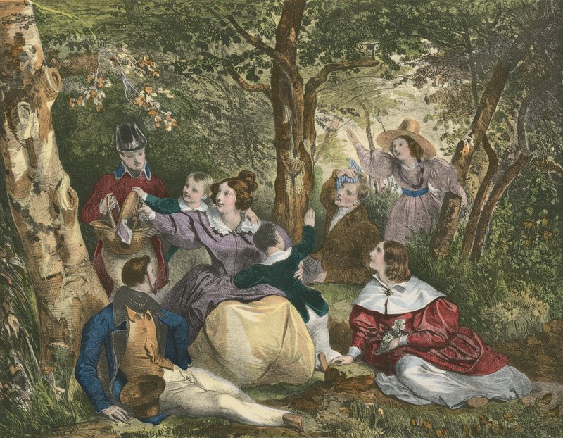 Landsfesten, Landsutflukten av Achille Devéria