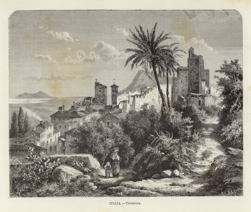 Italia - Terracina av Adolf Closs