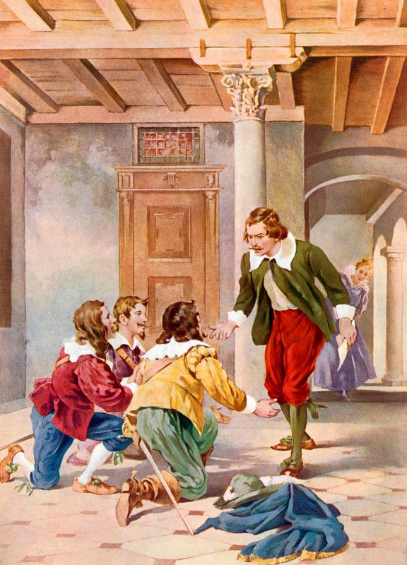 Stradella, akt III siste scene av Adolfo Hohenstein
