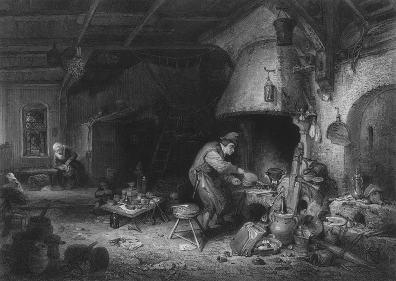 Alkymisten (gravering) av Adriaen Jansz. van Ostade