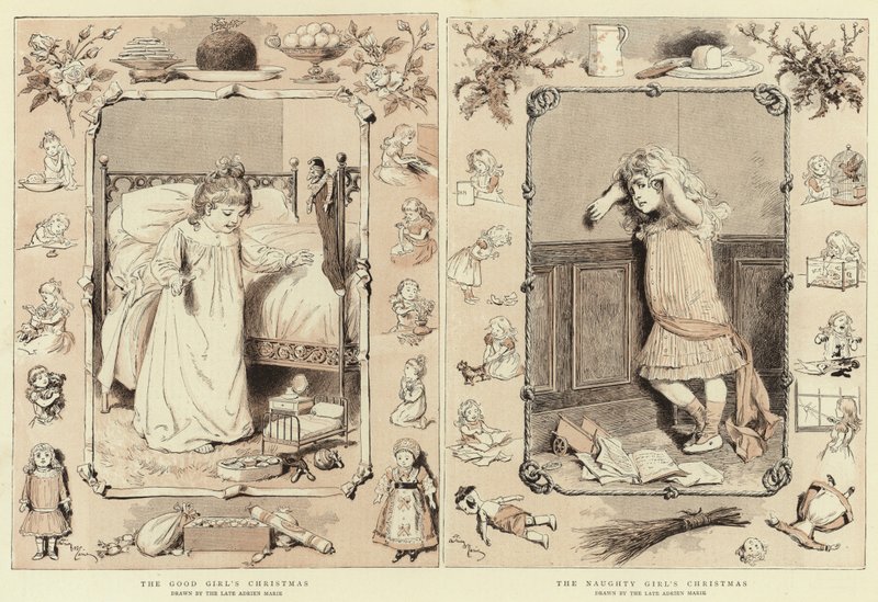 Den gode jentas jul, Den slemme jentas jul av Adrien Emmanuel Marie