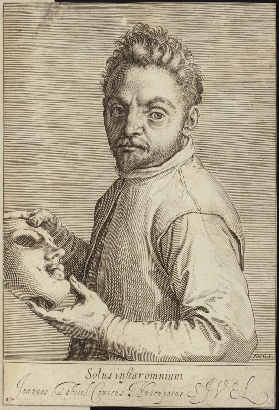 Portrett av Giovanni Gabrielli av Agostino Carracci