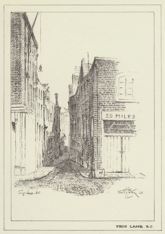 Trig Lane, EC av Alan Stapleton