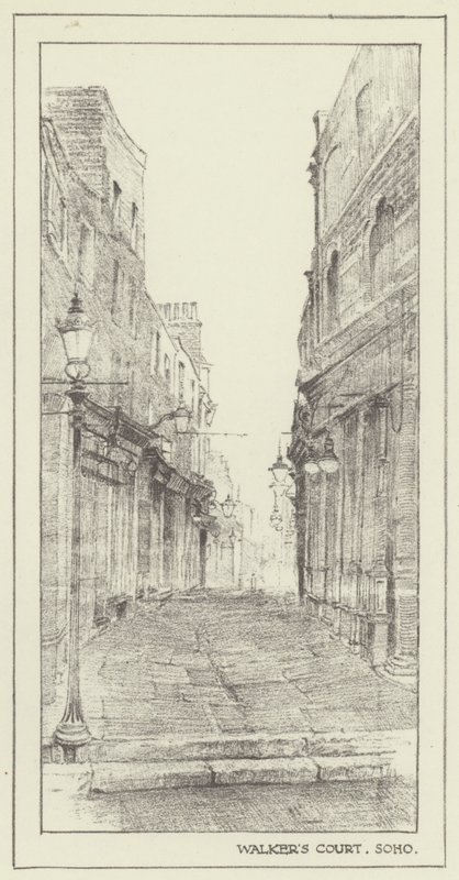 Walkers Court, Soho av Alan Stapleton