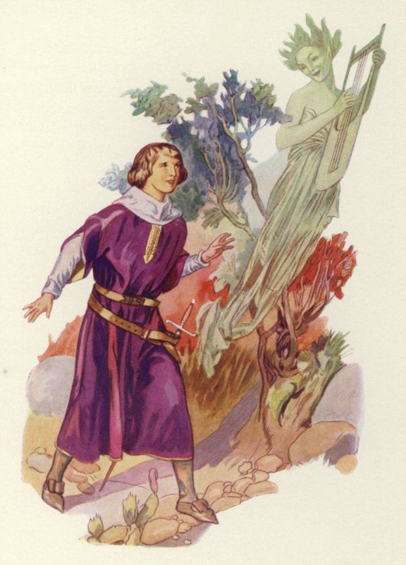 Shakespeare: The Tempest (farge litho) av Albert Edward Jackson