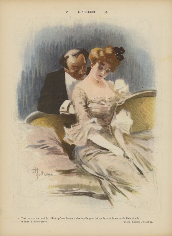 Illustrasjon for Le Rire av Albert Guillaume