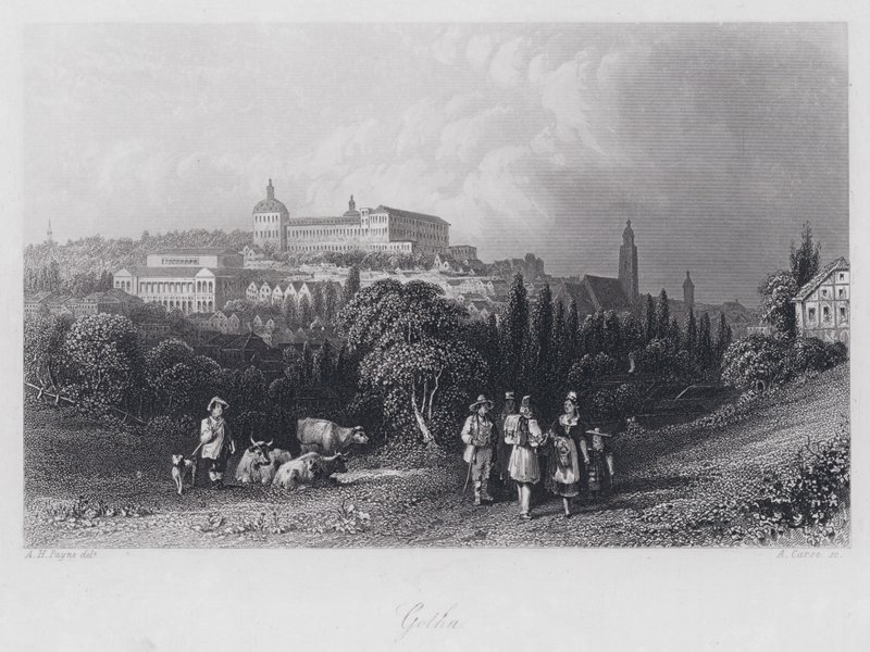 Gotha (gravering) av Albert Henry Payne