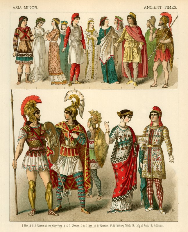 Litt-Asia-kostyme av Albert Kretschmer