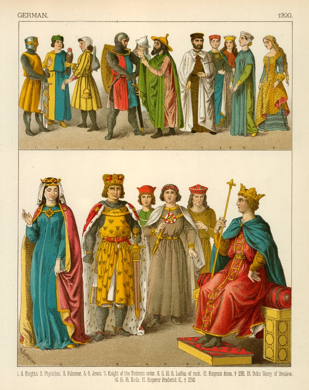 Tysk kostyme 1200 av Albert Kretschmer