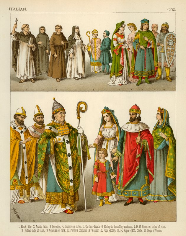 Italiensk kostyme 1200 av Albert Kretschmer