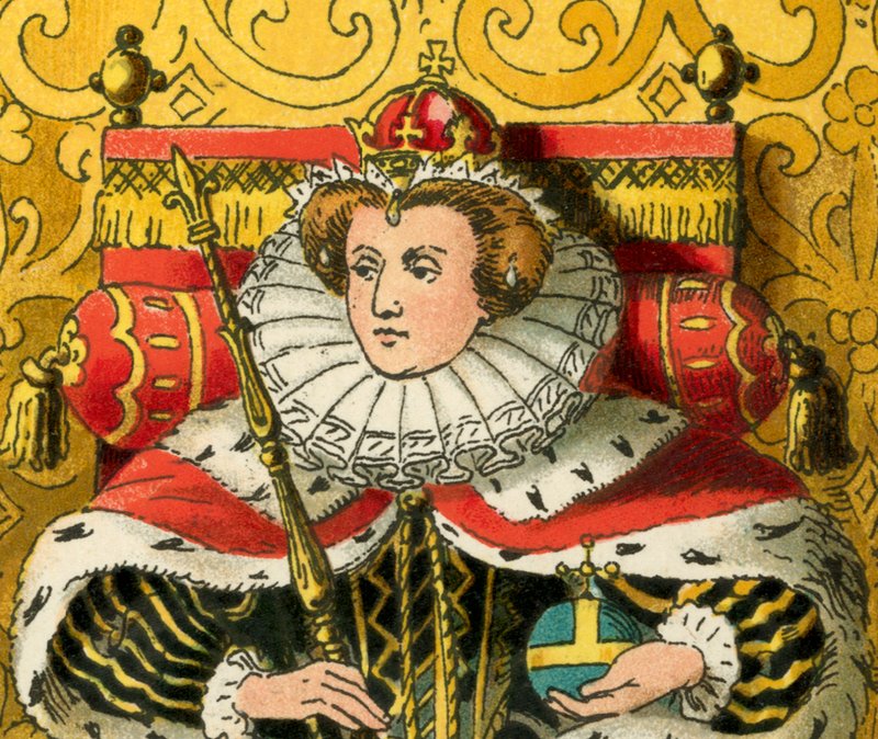 Dronning Elizabeth I av Albert Kretschmer