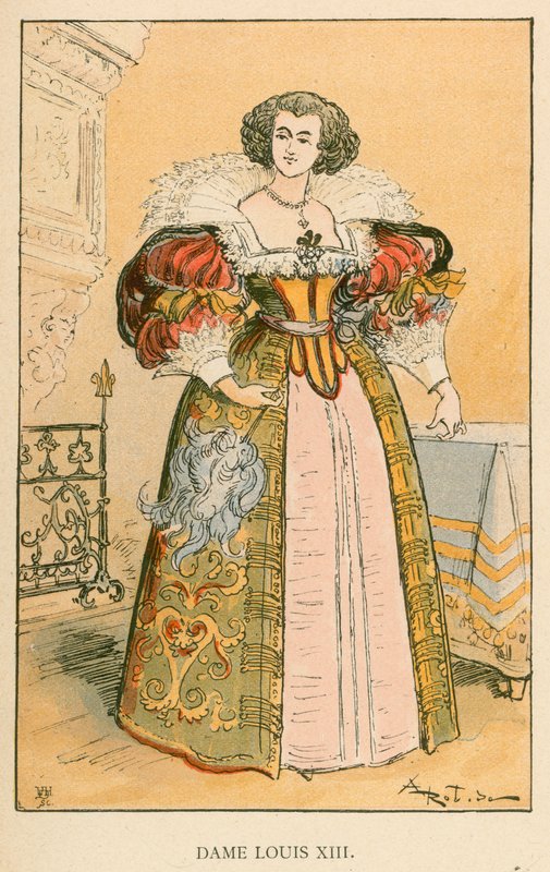 Lady Louis XIII av Albert Robida