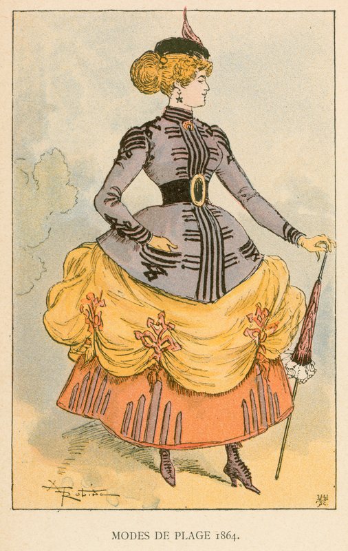 Strandmoduser 1864 av Albert Robida