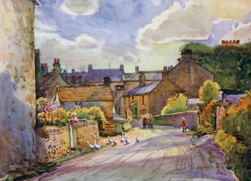 Chipping (farge litho) av Albert Woods