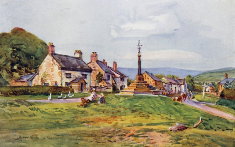 Inglewhite (farge litho) av Albert Woods