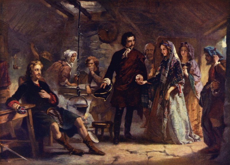 Flora MacDonalds introduksjon til Prince Charlie av Alexander Johnston
