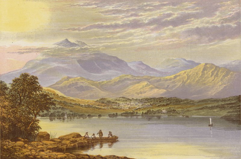 Coniston Lake av Alexander Francis Lydon