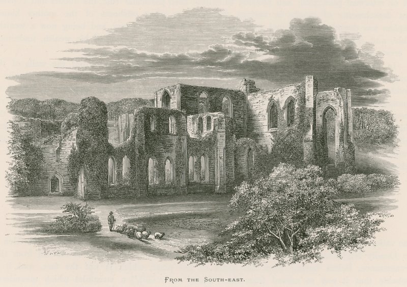Furness Abbey, fra sør-øst av Alexander Francis Lydon