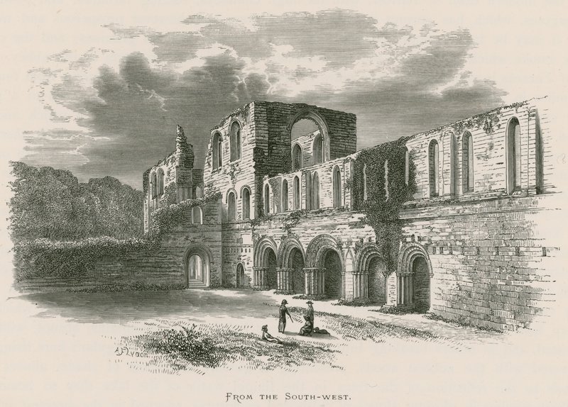 Furness Abbey, fra sør-vest av Alexander Francis Lydon