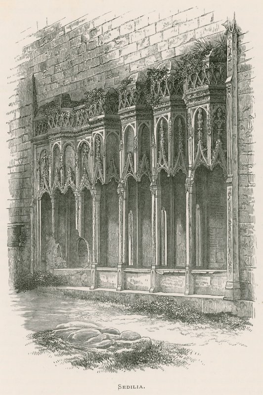 Furness Abbey, Sedilia av Alexander Francis Lydon