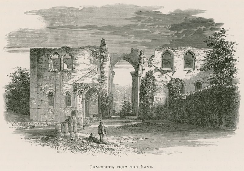 Furness Abbey, Transepts, From the Nave av Alexander Francis Lydon
