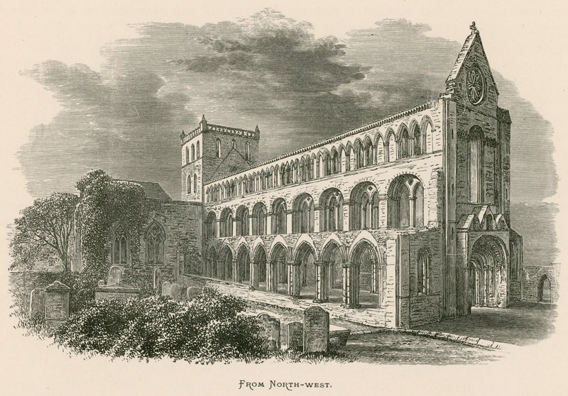 Jedburgh Abbey, fra nordvest av Alexander Francis Lydon