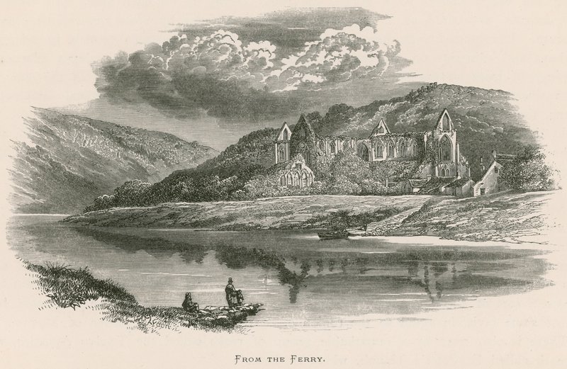 Tintern Abbey, fra fergen av Alexander Francis Lydon