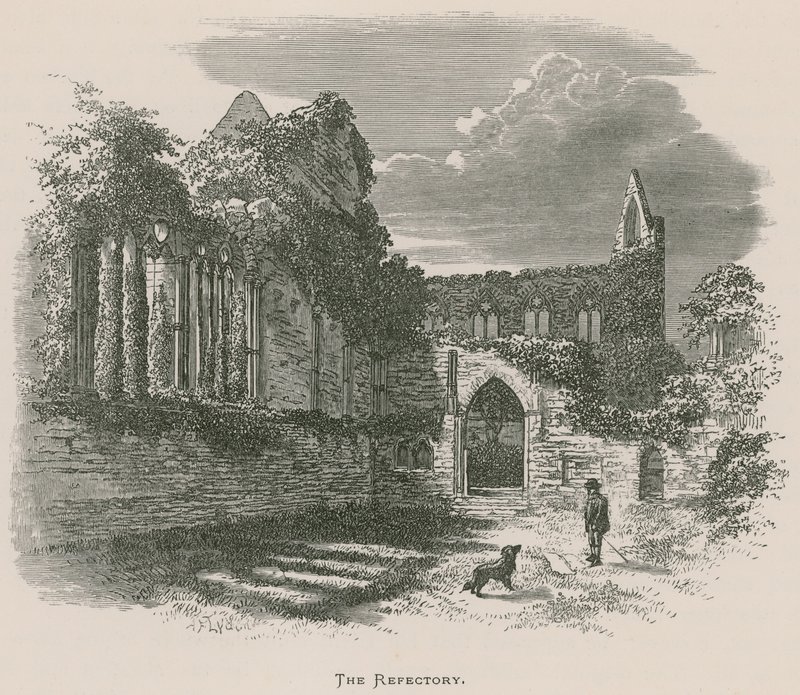 Tintern Abbey, The Refectory av Alexander Francis Lydon
