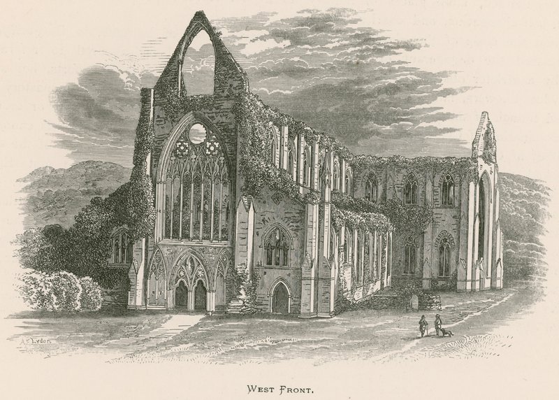 Tintern Abbey, vestfronten av Alexander Francis Lydon