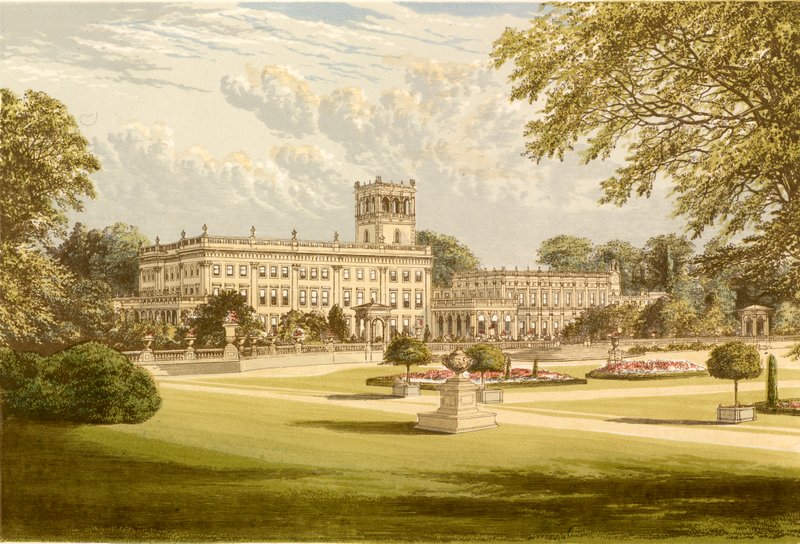 Trentham Hall av Alexander Francis Lydon