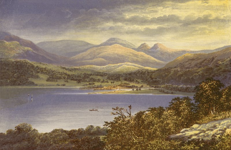 Windermere, leder av innsjøen av Alexander Francis Lydon
