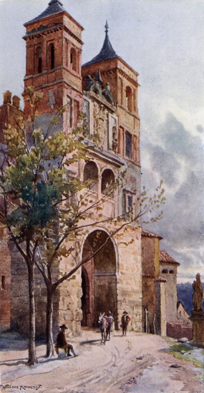 Puerta Del Cambron, Toledo (farge litho) av Alexander Wallace Rimington