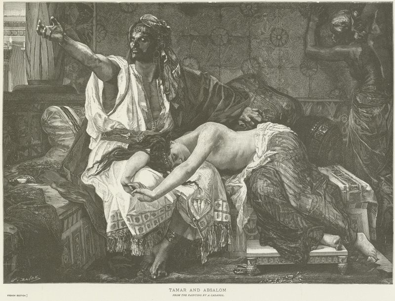 Tamar og Absalom av Alexandre Cabanel