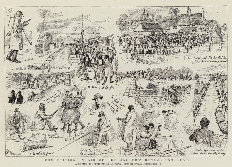 Konkurranse til støtte for Anglernes velvillige fond av Alfred Chantrey Corbould
