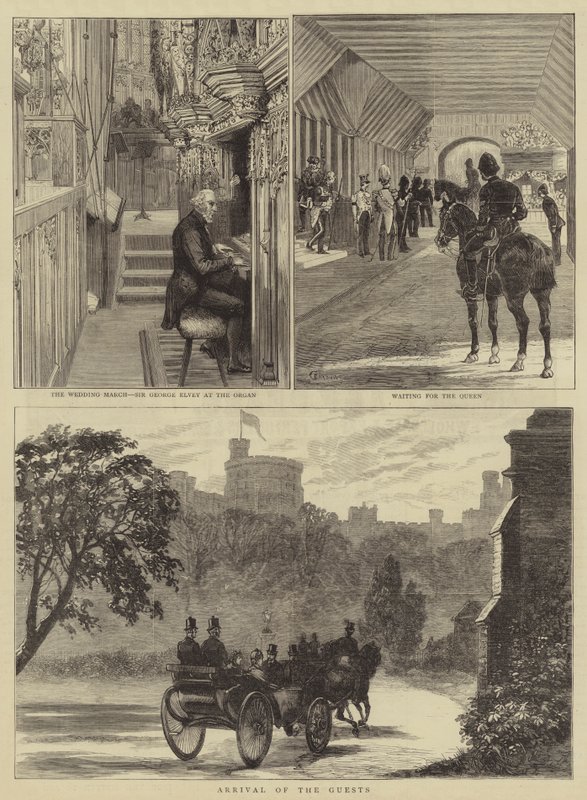 Det kongelige bryllup i Windsor av Alfred Chantrey Corbould