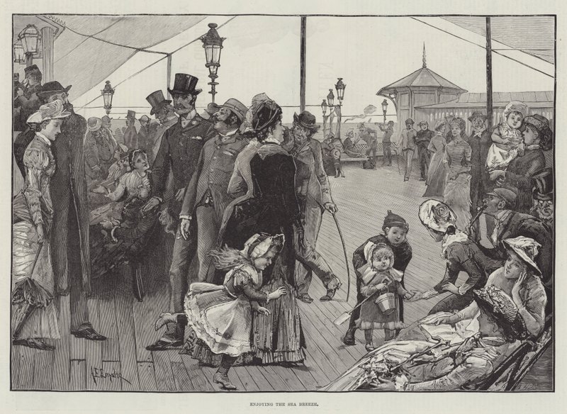 Nyter havbrisen av Alfred Edward Emslie