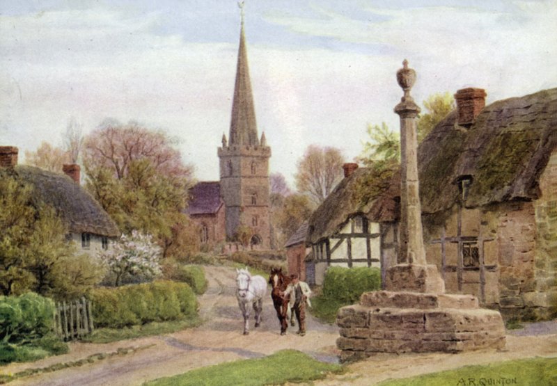 Childs Wickham, nær Evesham, Worcester av Alfred Robert Quinton
