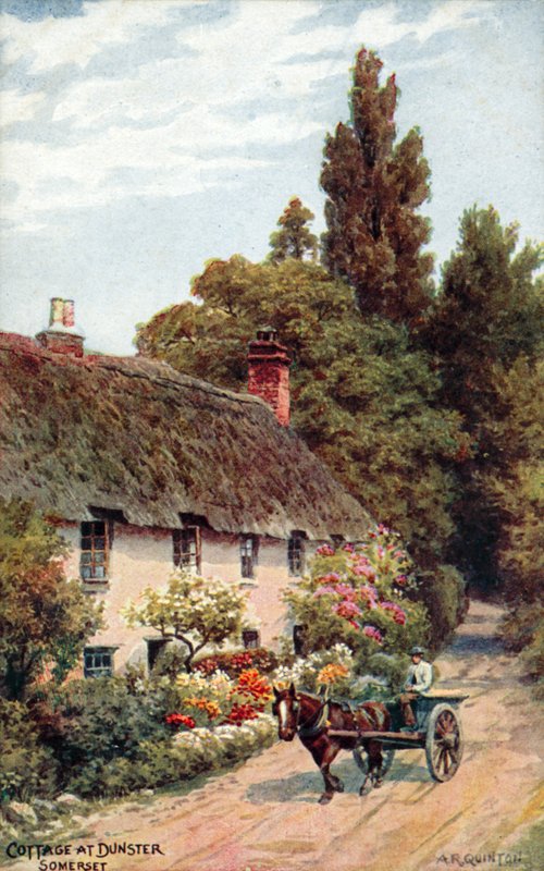 Hytte i Dunster, Somerset av Alfred Robert Quinton