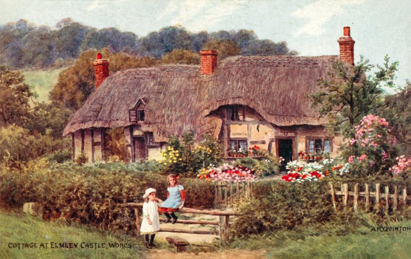 Hytte ved Elmley Castle, Worcestershire av Alfred Robert Quinton