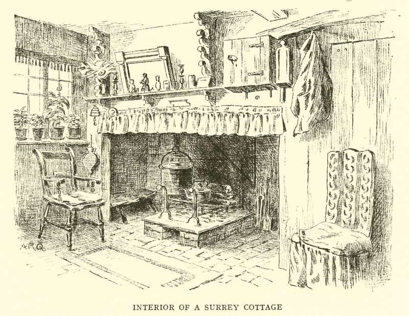 Interiør i en Surrey Cottage av Alfred Robert Quinton