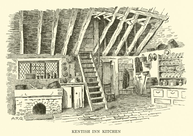 Kentish Inn kjøkken av Alfred Robert Quinton