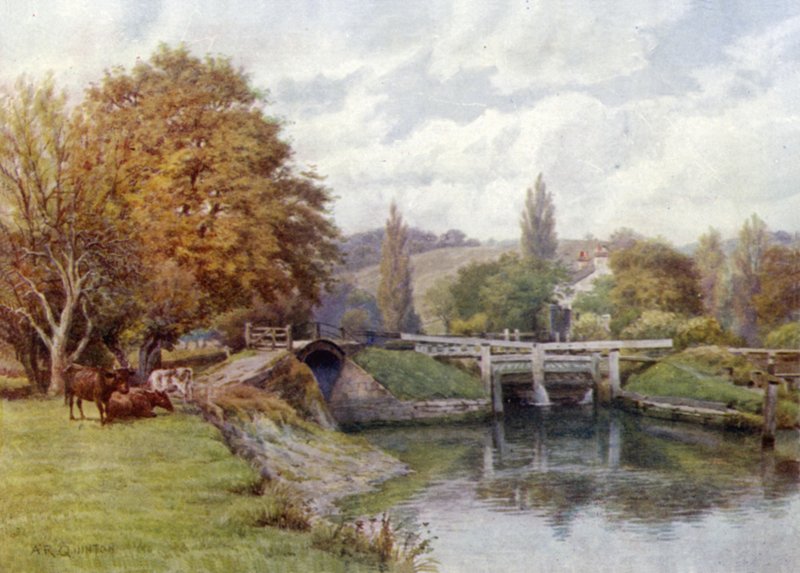 Mapledurham Lock av Alfred Robert Quinton