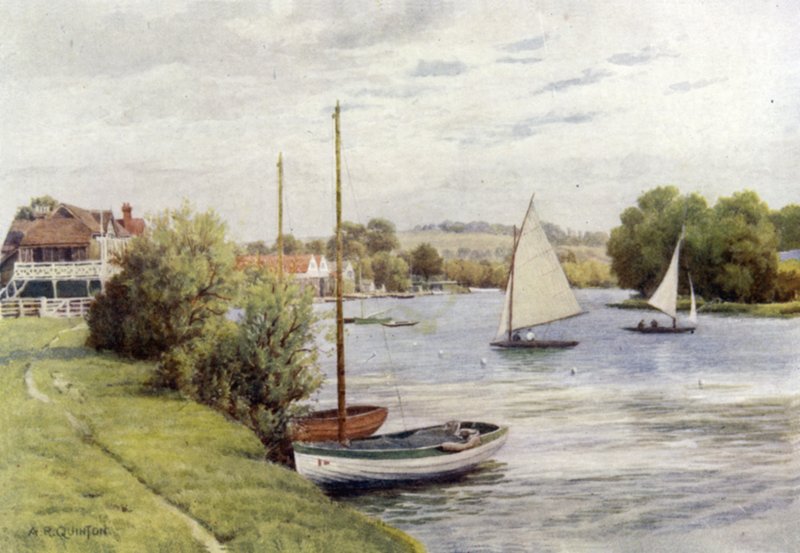 Racing Boats, Bourne End av Alfred Robert Quinton