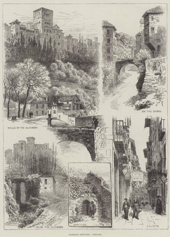 Vandrende skisser, Granada av Alfred Robert Quinton